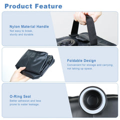Mrsenloi close-up of PVC texture and seam for durable weather resistance