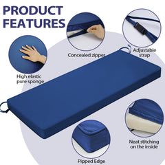 Mrsenloi hidden zipper and double stitching detail for easy removal and durability