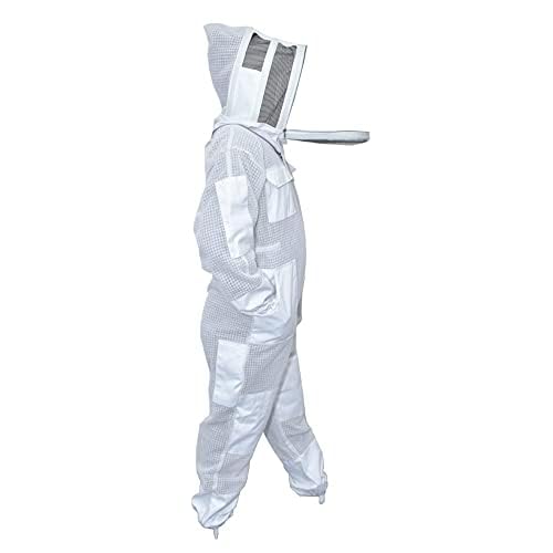 MS suit in use at hive showing mobility and cooling benefit