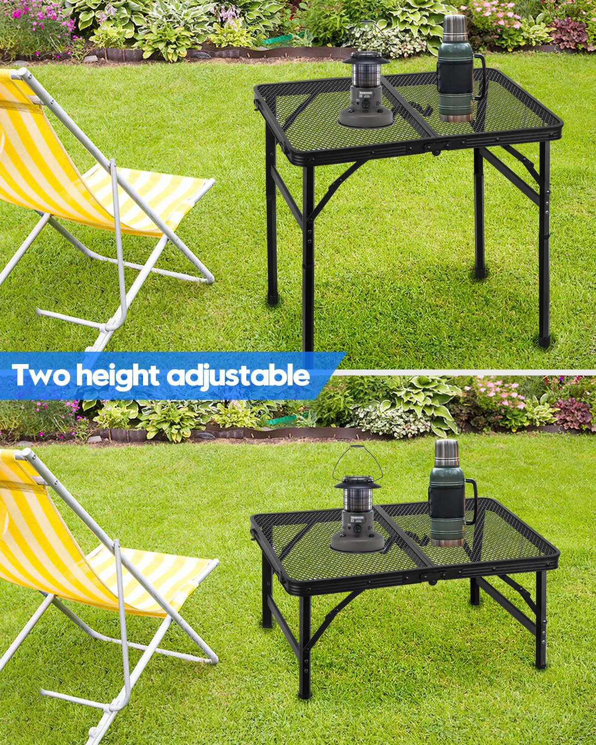 MSDADA table inside carry bag for compact transport and protected storage