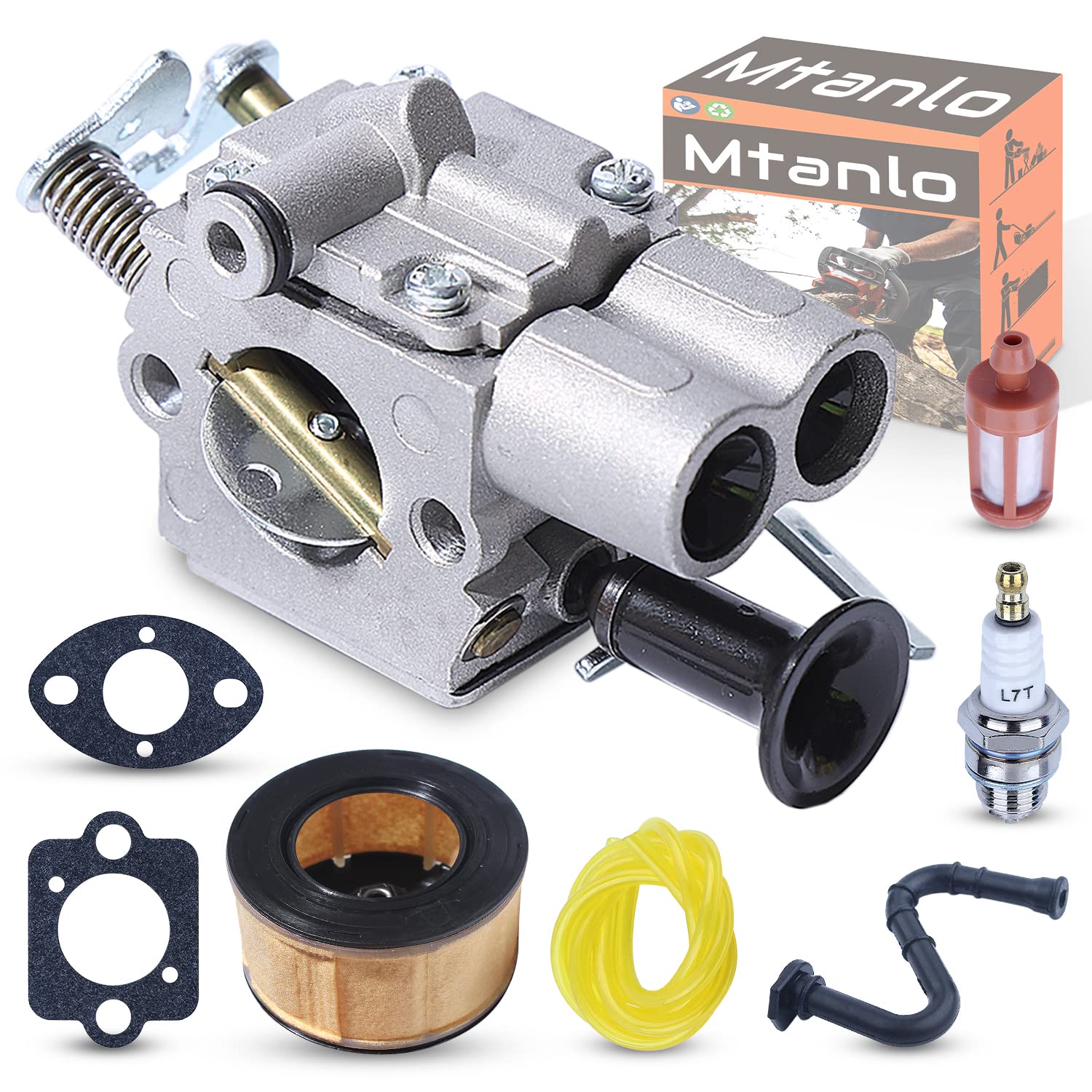 mtanlo carburetor front view showing clean casting and ports for easy replacement