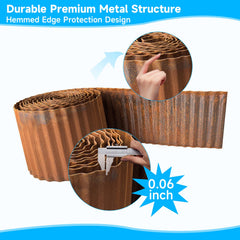 MTART corrugated texture close-up highlighting durable ribbed profile and weather resistance