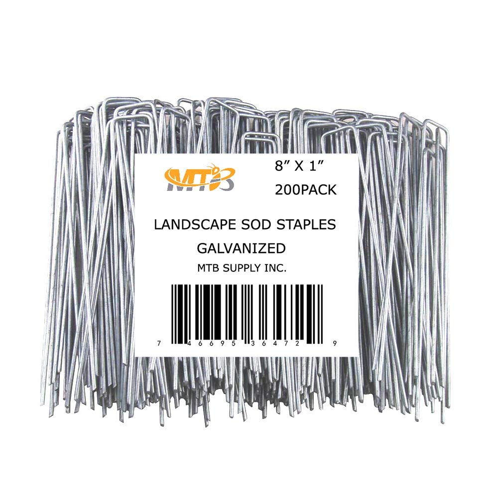 MTB Garden pack of 200 staples showing packaging and quantity benefit
