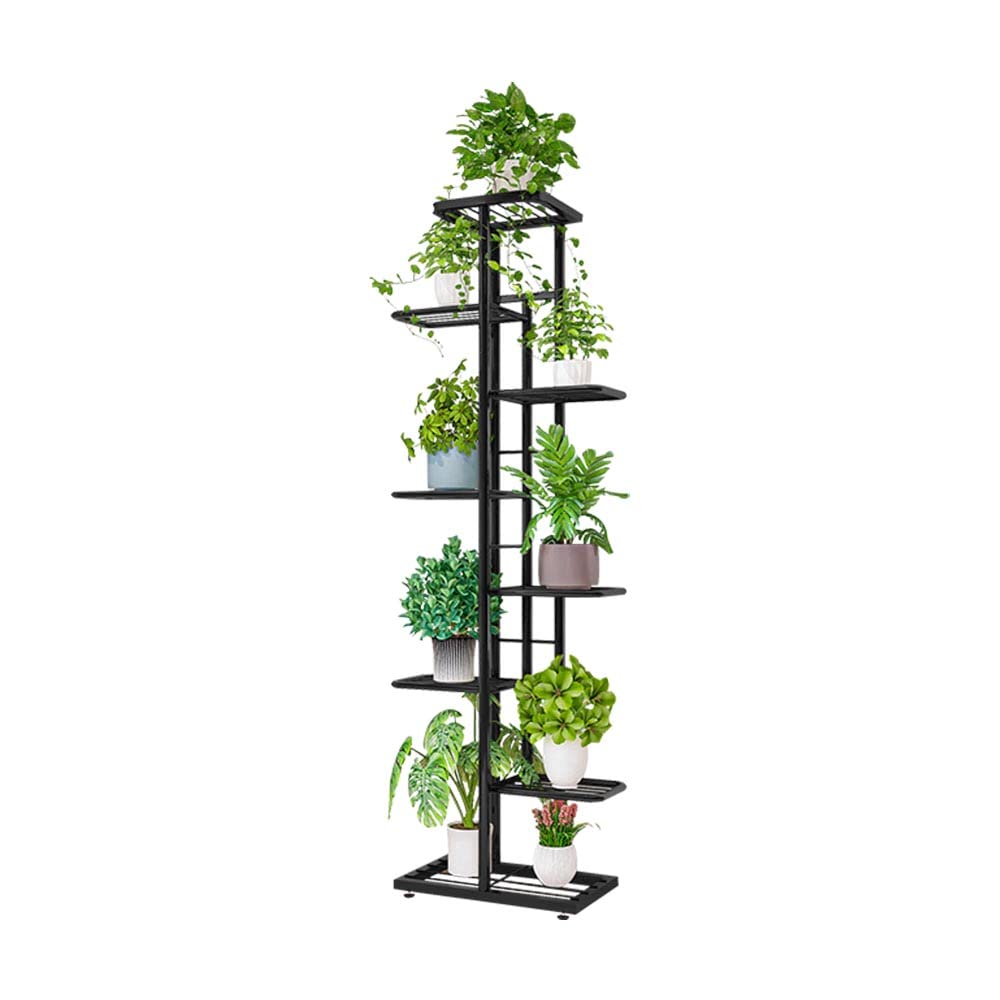 MTB Garden front view of 8-tier plant stand showing neat vertical display and modern color