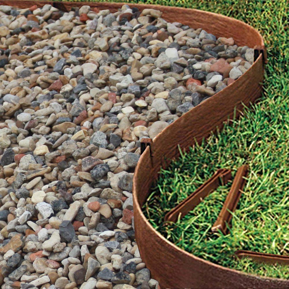 MTB Garden twelve 10-inch spikes placed on top showing secure anchoring