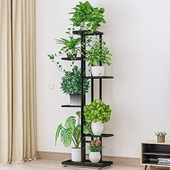 mtb garden tiered shelves staged with plants showing decorative home display benefit