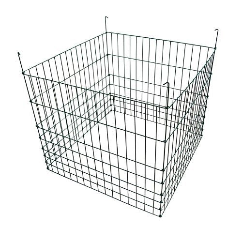 MTB Supply front view of green wire compost bin showing sturdy structure and capacity