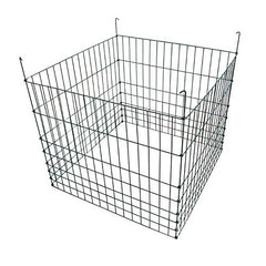 MTB Supply front view of green wire compost bin showing sturdy structure and capacity