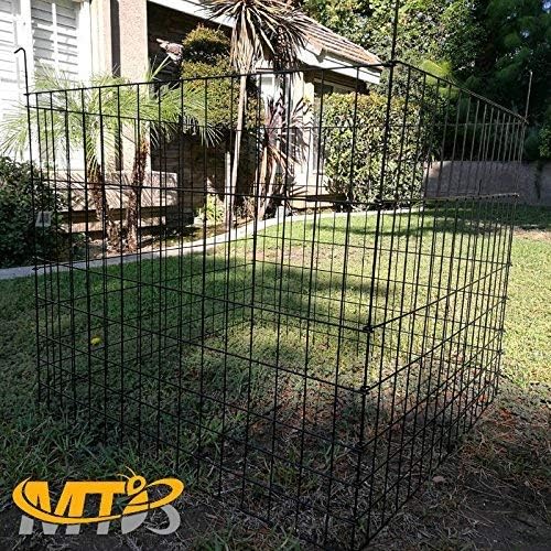 MTB Supply panels used as garden bed fencing keeping rabbits and pests out