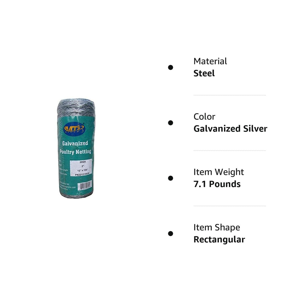 MTB Supply netting protecting garden bed, protects plants from larger pests