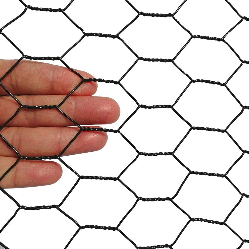 MTB Supply poultry netting installed as garden fence showing plant protection and tidy appearance