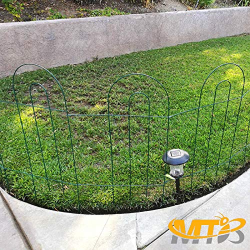 MTB Supply fence installed around a flower bed protecting young plants visually