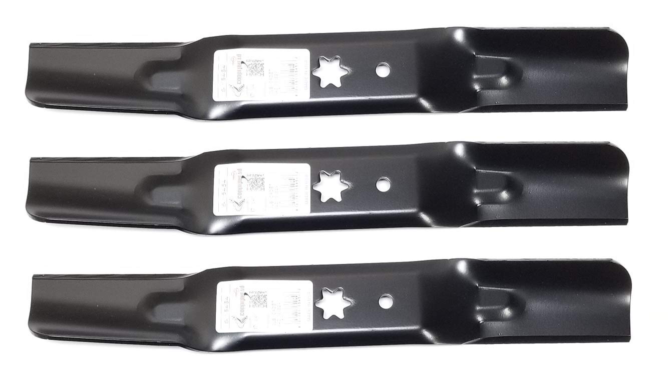 MTD Genuine Parts 50-inch blade set front packaging for easy replacement