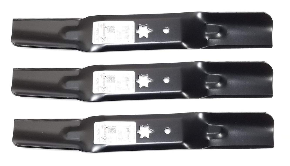 MTD Genuine Parts 50-inch blade set front packaging for easy replacement