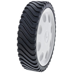 MTD Genuine Parts close-up of wheel tread highlighting traction and wear resistance