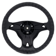 MTD steering wheel beside ruler for scale showing correct size for replacement