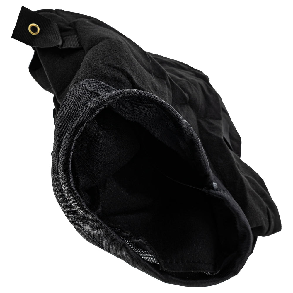 MTD Genuine Parts Troy-Bilt bag in use collecting wood chips for cleaner yard work