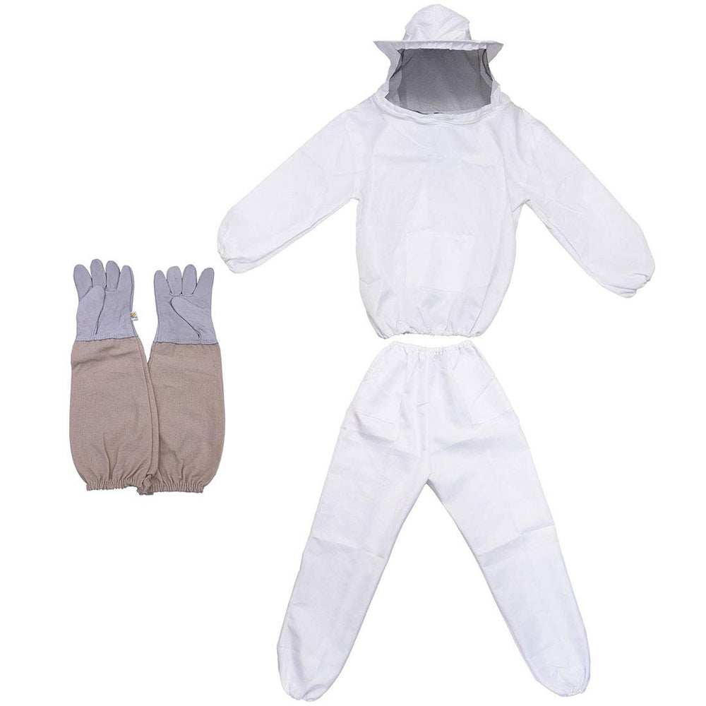 MTH beekeeping suit front view showing full coverage and protection