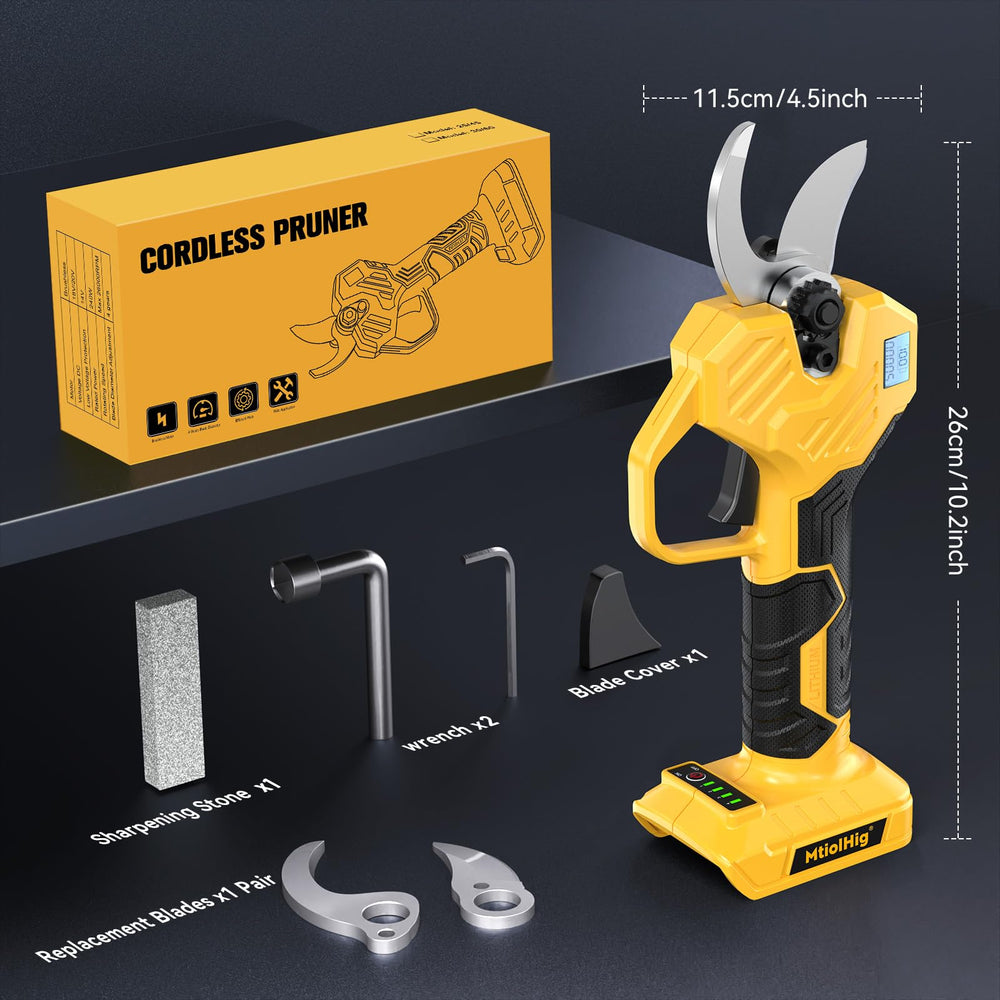 MtiolHig with DeWALT 20V battery mounted showing cross-brand compatibility advantage