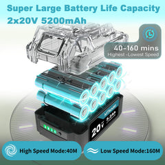 MTKOALA side close-up of brushless motor highlighting long-life performance benefit