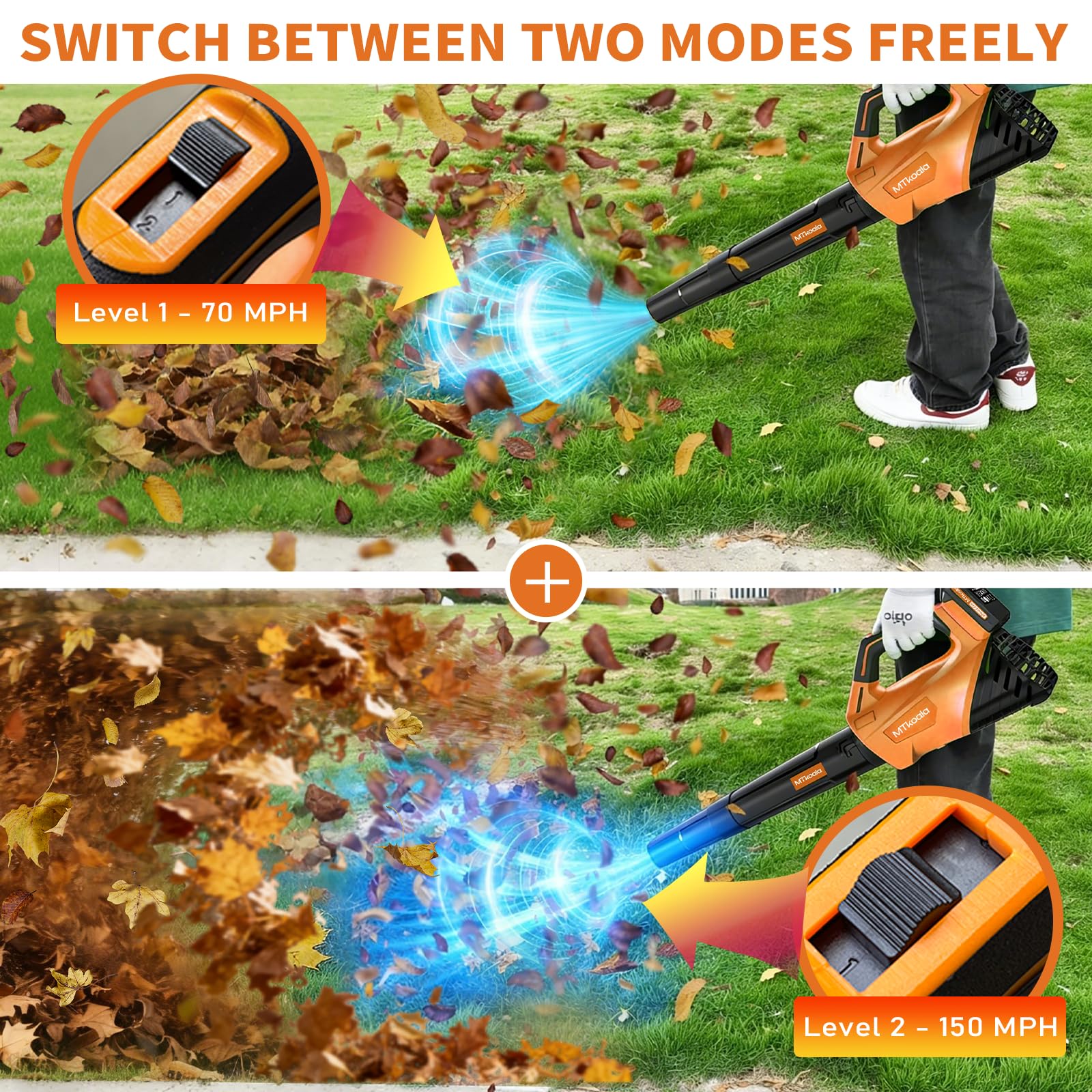 MTKOALA tapered nozzle detail highlighting focused airflow for quick clearing