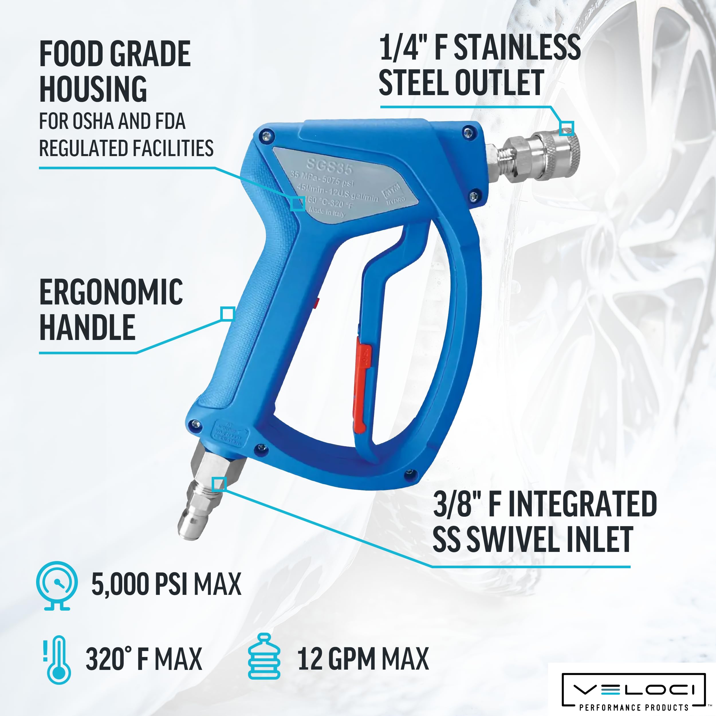 MTM Hydro installed stainless fittings showing leak-free quick-connect benefit