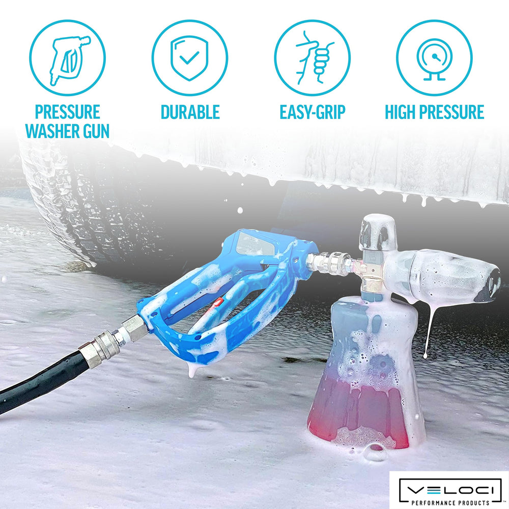 MTM Hydro ergonomic trigger and grip for reduced operator fatigue benefit