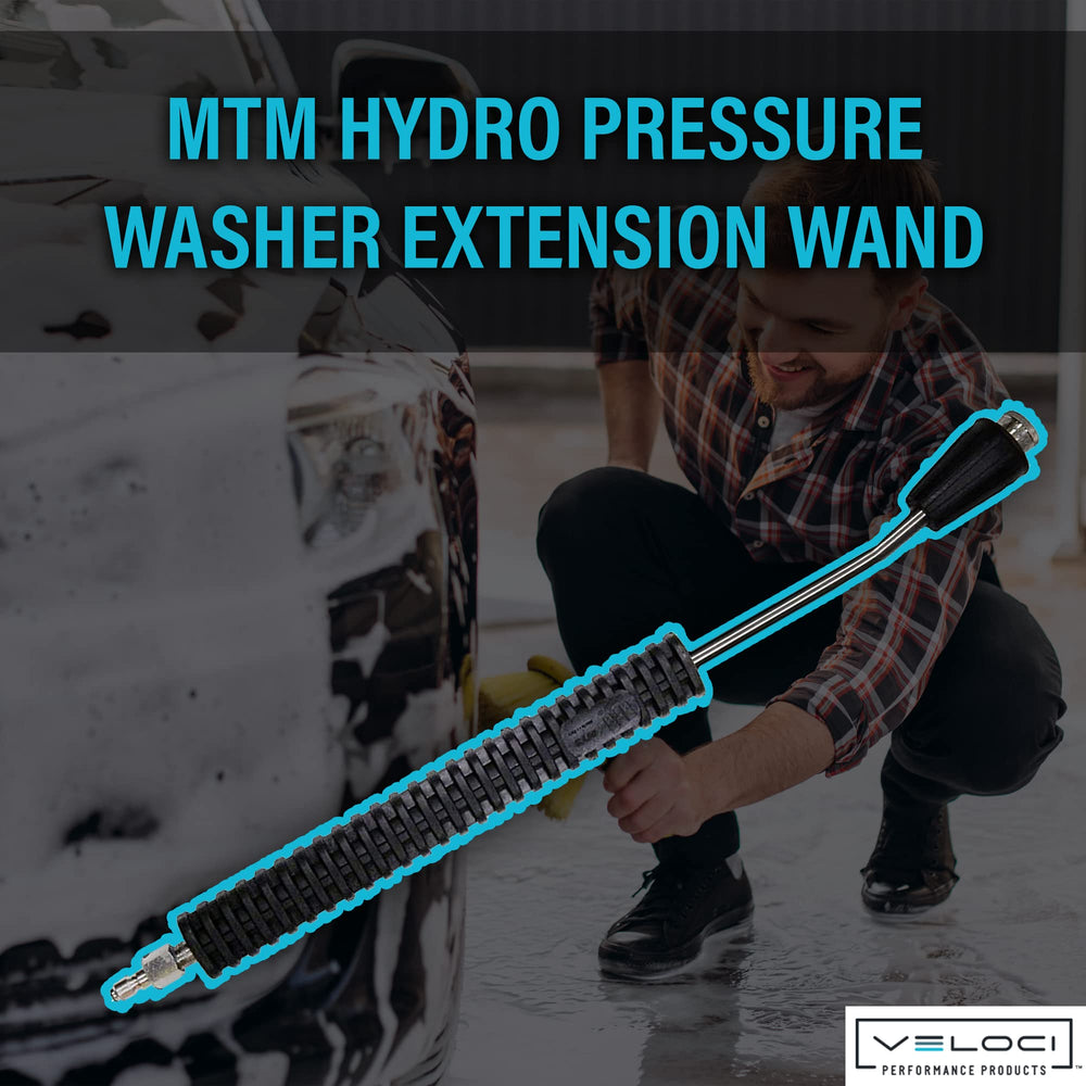 MTM Hydro close-up of the 15 degree bend demonstrating improved reach and angle control