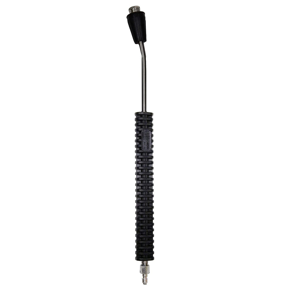 MTM Hydro stainless lance front view showing durable construction and professional finish