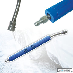 MTM Hydro lance held by hand showing scale and reduced fatigue for comfortable use