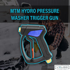 MTM Hydro SG35 close-up of the relaxed grip trigger offering operator comfort and control