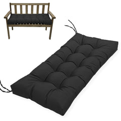 MTMR bench cushion front view showing tailored fit and weather resistant look