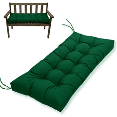 MTMR bench cushion front view showing full size and inviting comfort