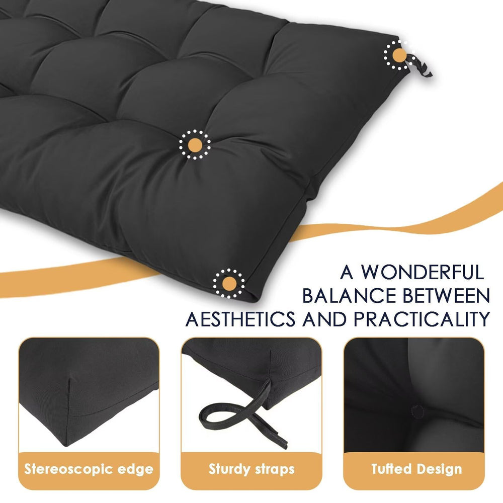 MTMR cushion side profile highlighting 5 inch thickness for comfortable support