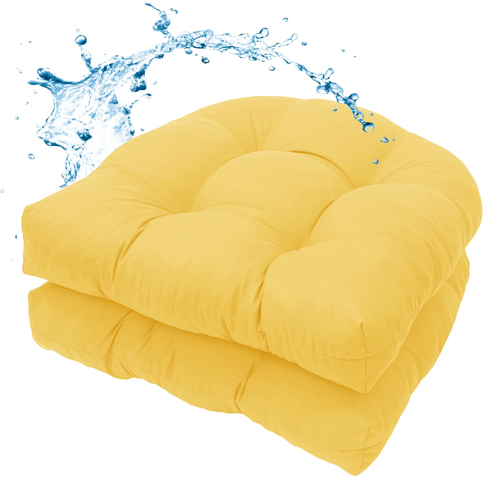 MTMR front view of two cushions on wicker chairs showing comfort