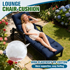 MTMR non-slip bottom and ties securing cushion to lounge for stability