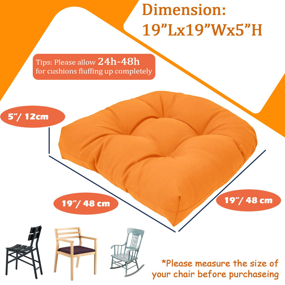 MTMR cushion next to ruler to show 19x19 dimensions for accurate size-fit decision