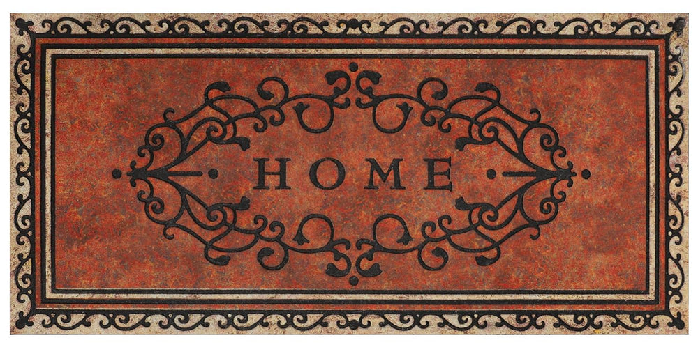 MTOUOCK front-facing welcome mat showing full size and welcome message benefit protection