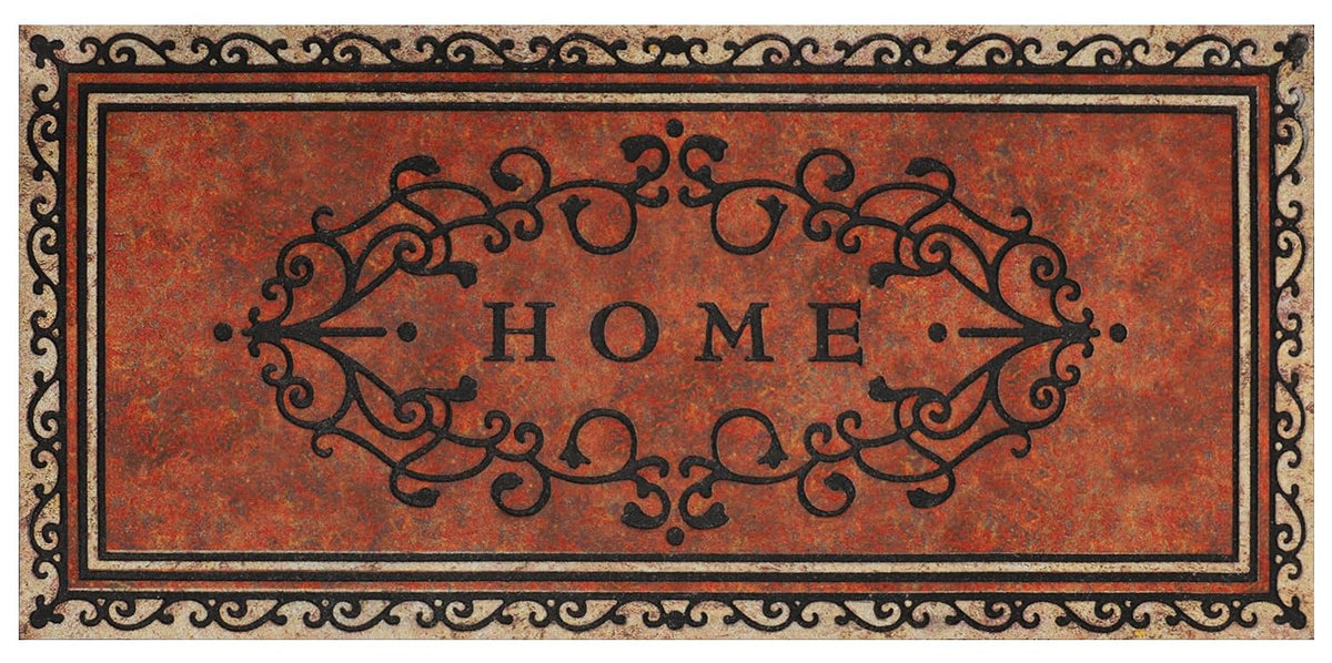 MTOUOCK front-facing welcome mat showing full size and welcome message benefit protection