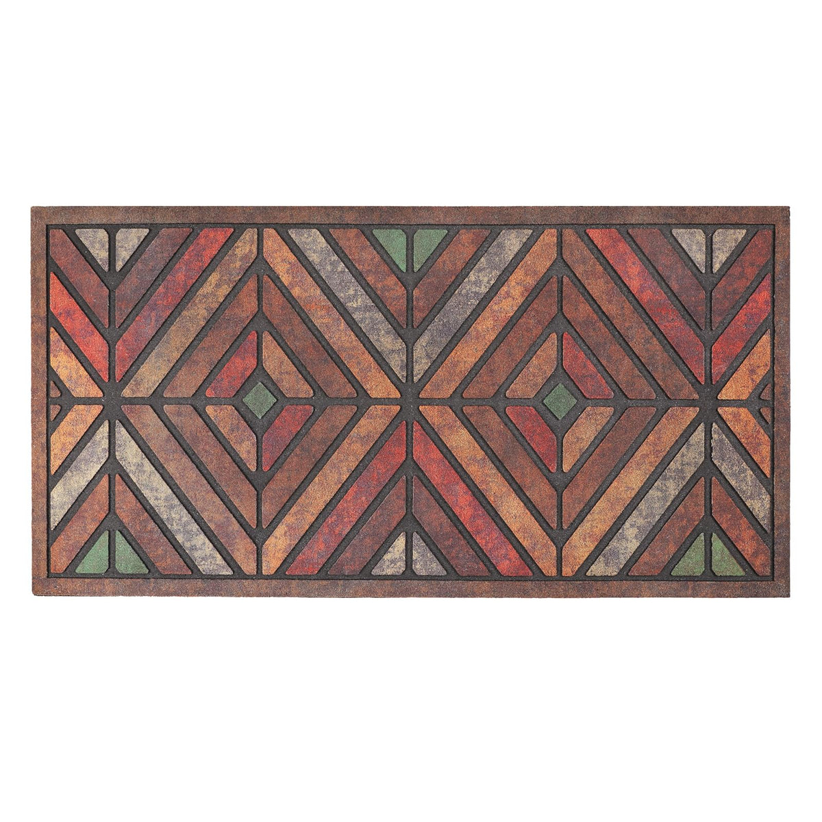 MTOUOCK front view showing colorful squares and curb appeal benefit