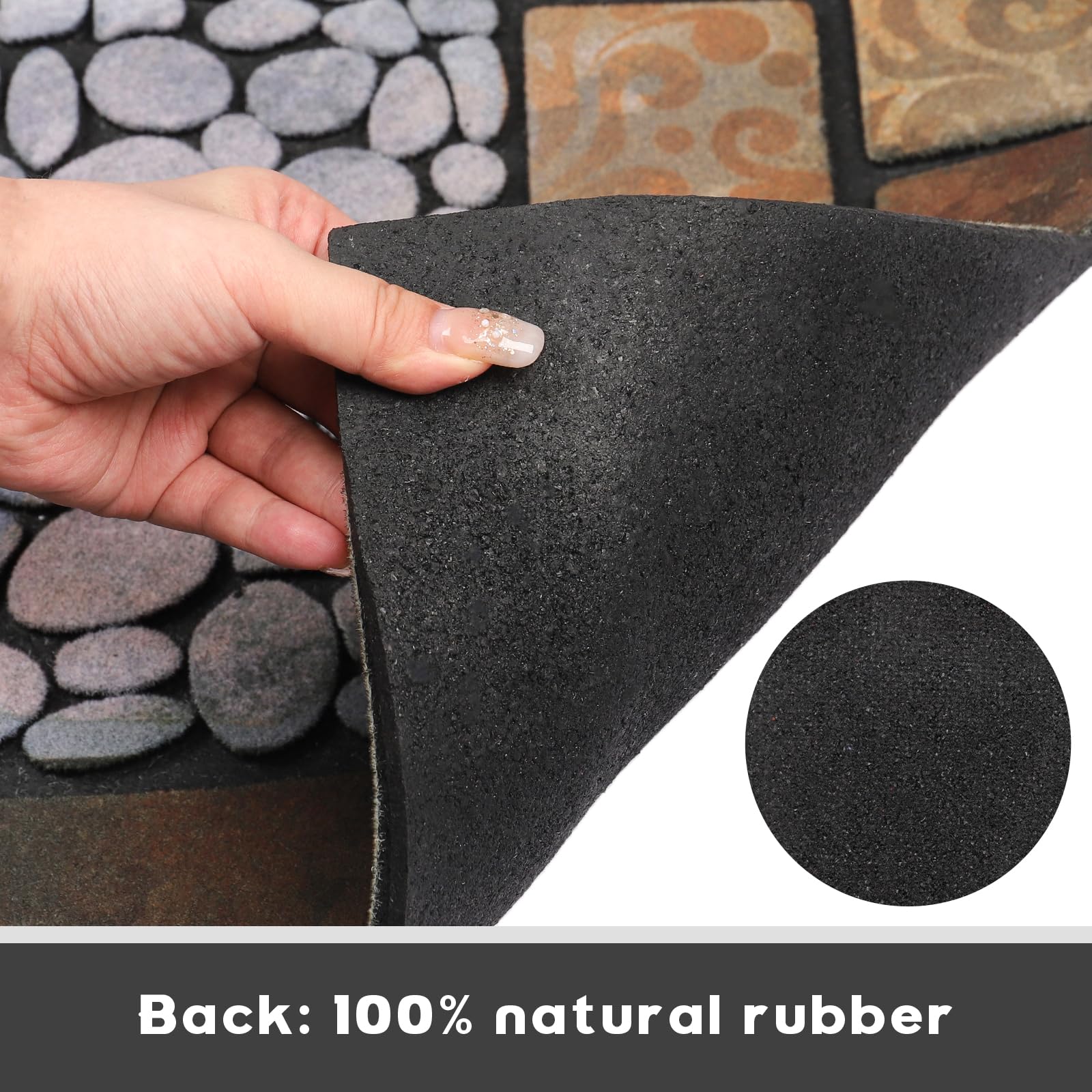 MTOUOCK mat in use at a front door offering protection and a warm welcome