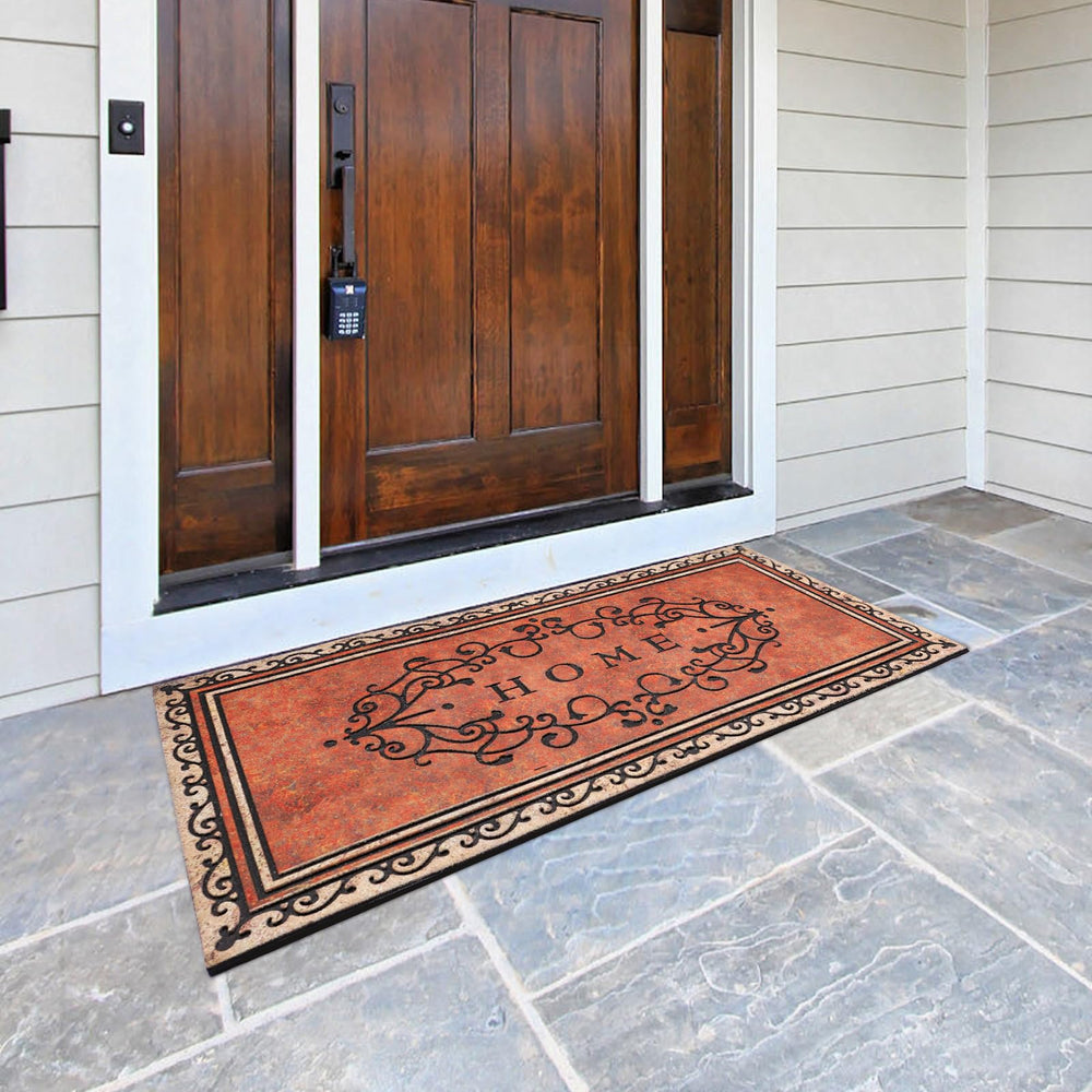 MTOUOCK rubber backing close-up showing non-slip grip for safer doorways