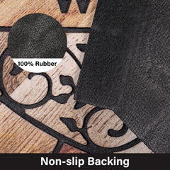 MTOUOCK rubber backing grip detail preventing slips on thresholds
