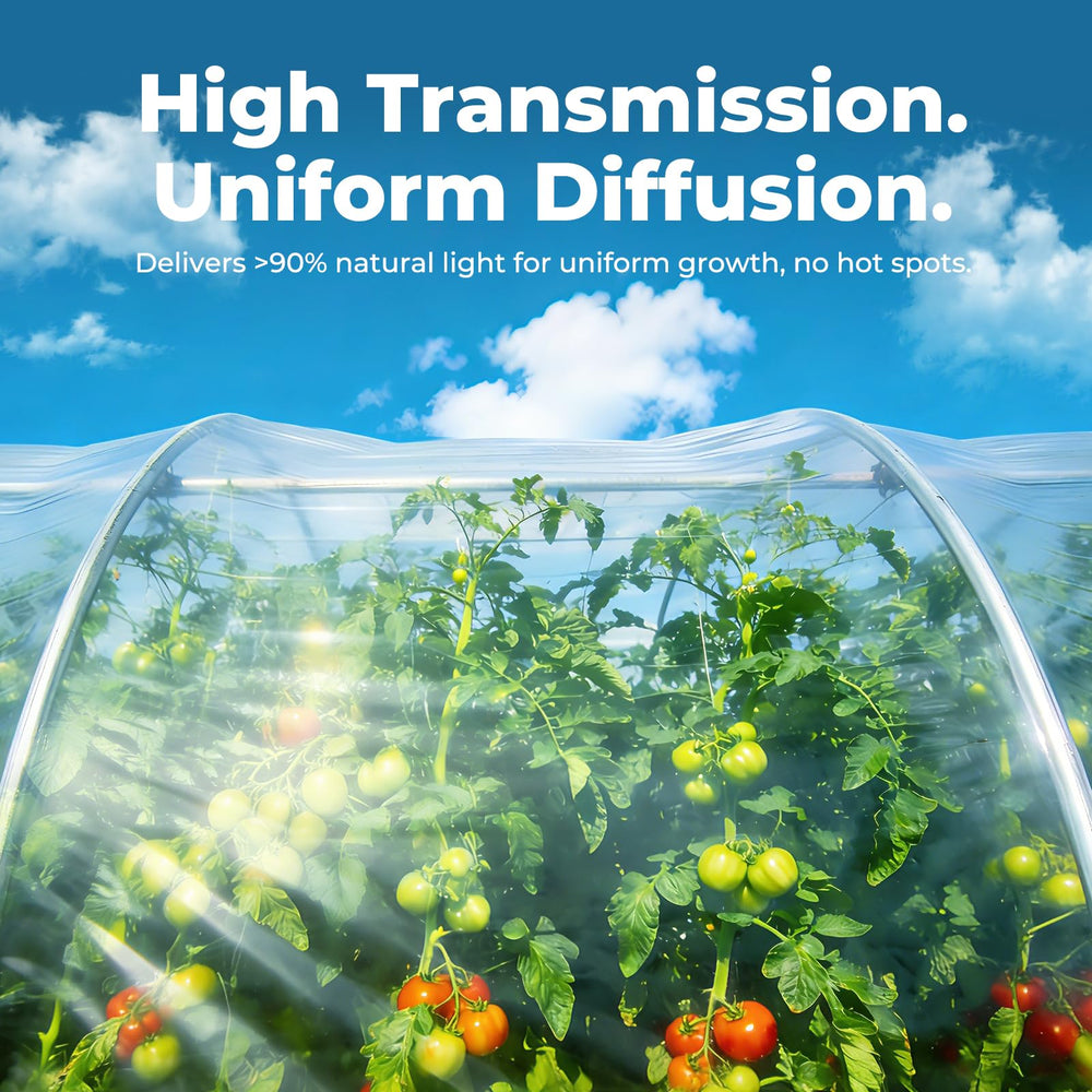 MTYIK illustration of anti-drip condensation sheeting protecting plants from droplets