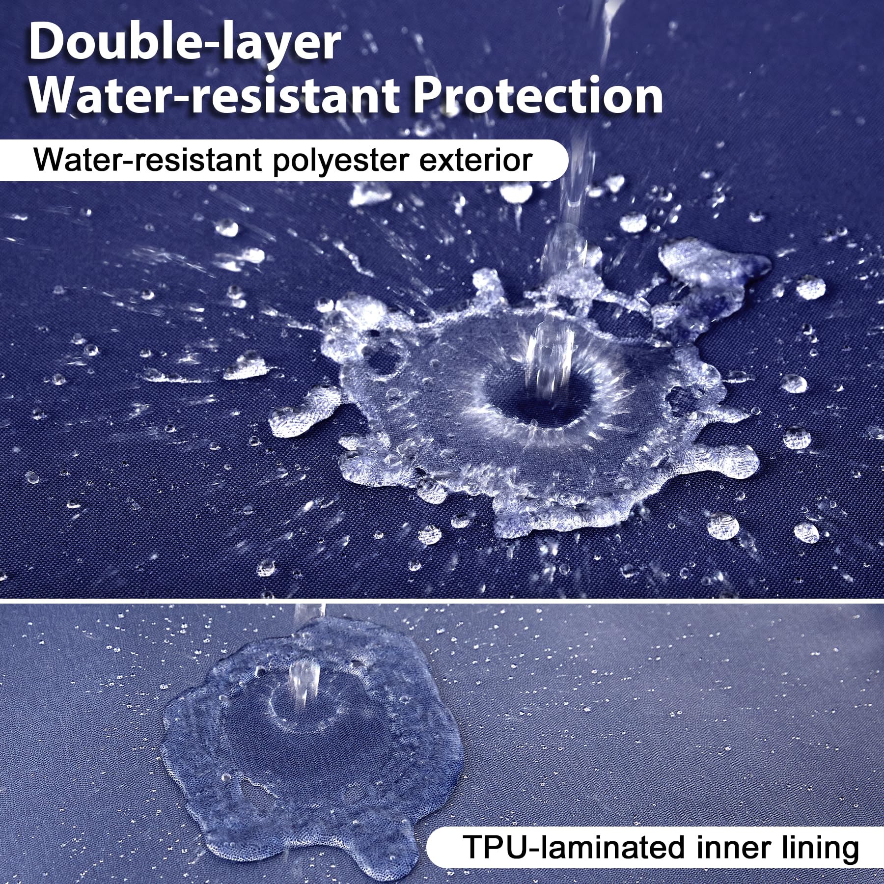 MuaMelop foam cross-section demonstrating 30D high-resilience support and lasting comfort