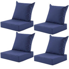 MuaMelop front packaging showing navy blue cushions and benefits