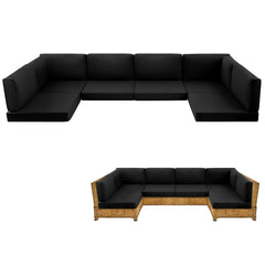 MuaMelop front view of full 14-piece set showing coordinated look and curb appeal