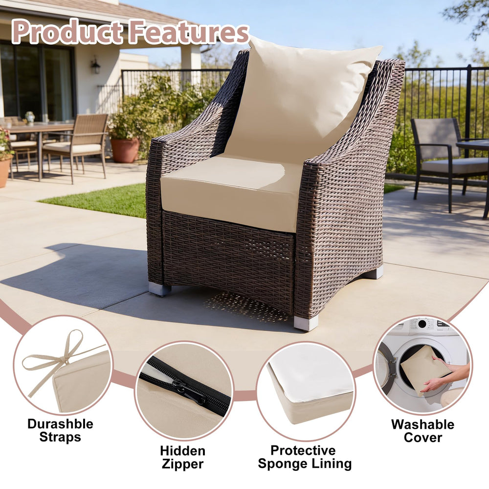 MuaMelop seat cushion tied in place showing adjustable straps for secure fit
