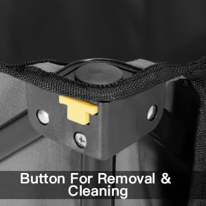 Muarch frame locking mechanism close-up ensuring secure setup before loading