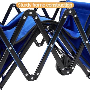 Muarch frame locking mechanism close view ensuring stable, secure load support